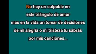 La ultima parte Marco Antonio Solís  Karaoke