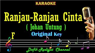 Download lagu Ranjau-Ranjau Cinta (Karaoke) Johan Untung Nada Asli/ Original key F mp3