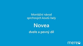 MEREO Sprchový kout, Novea, obdélník, 120x80 cm, chrom ALU, sklo Čiré, dveře pravé a pevný díl (CK10414ZP)