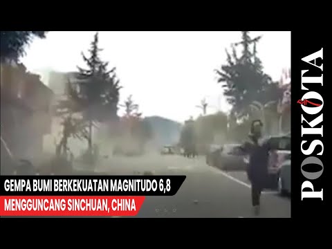 Gempa Bumi Berkekuatan Magnitudo 6,8 Mengguncang Sinchuan, China