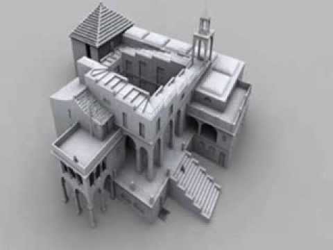 M.C. Escher - "Ascending and Descending"  3D Model