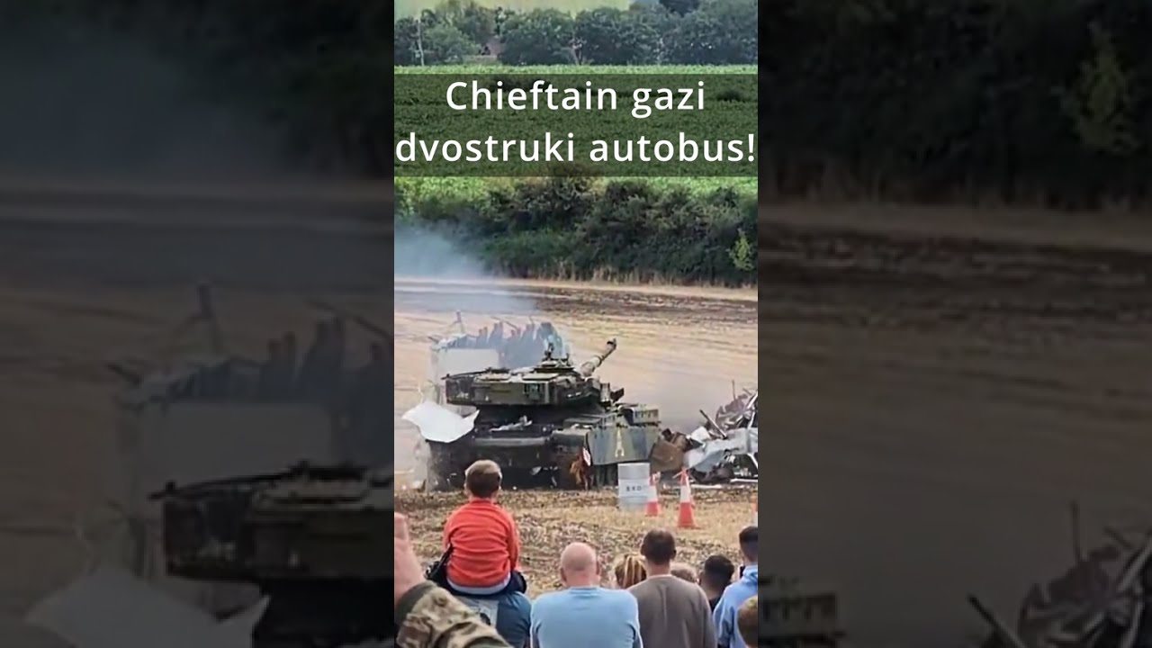 55 Tona Čelika Gazi Londonski Bus 🚌🚜