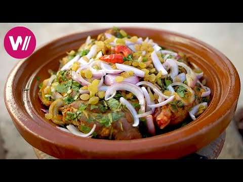 Morocco - Argan oil: Tajine with goat meat, couscous and aubergine salad | At our Neighbour's Table