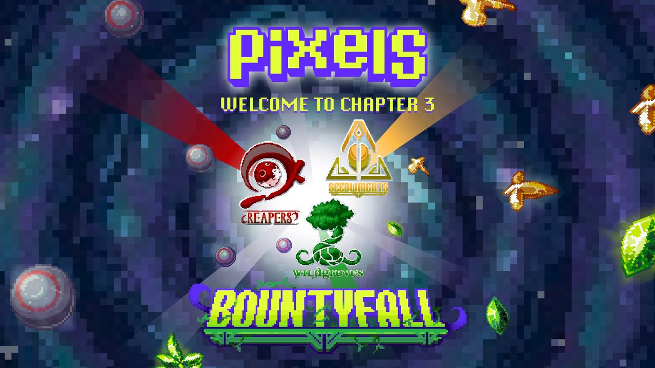 Pixels Chapter 3「Bountyfall」公式リリース映像のキービジュアル