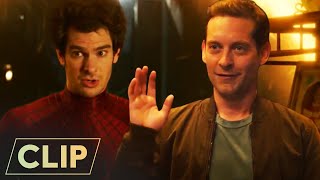Spider-Man: No Way Home (2021) | The Other Peter Parkers Arrive | Tobey Maguire & Andrew Garfield