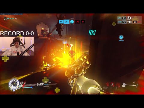 SUPER BEST REINHARDT IN NA - GAMEPLAY OVERWATCH SEASON 32 TOP 500