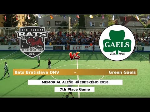 (65) Bats Bratislava DNV – Green Gaels | 2018 Aleš Hřebeský Memorial: 7th Place Game