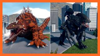 GODZILLA AMPHIBIA & MUTAVORE SHOWCASE! (NEW UPDATE) - Roblox Kaiju Alpha