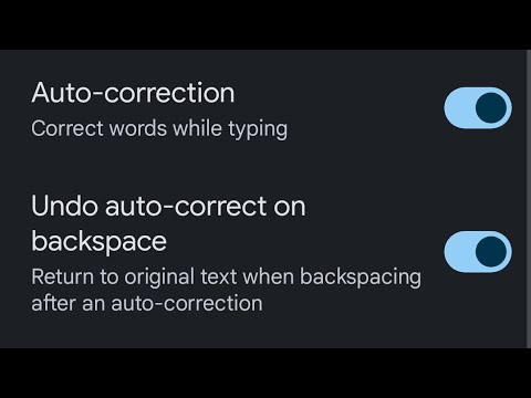 How to enable or disable auto-text correction on an Android 15 phone #quicktipsto