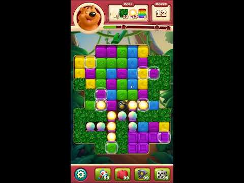 Toon Blast Level 6241 - NO BOOSTERS 🐻🐺🐱 | SKILLGAMING ✔️