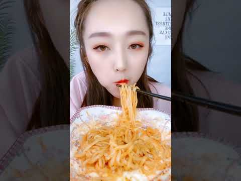 ASMR Chinese Mukbang Spicy Noodles Kwai Mukbang Chinese Food Show 8