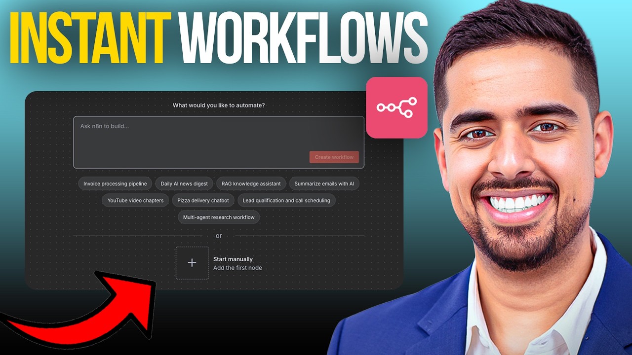 How to Build AI Agents INSTANTLY with n8n’s NEW NATIVE AI Builder