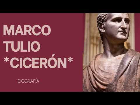Marco Tulio "Cicerón" - Filósofo, Escritor, Orador Romano & político. Del 3 de enero de 106 a.C.