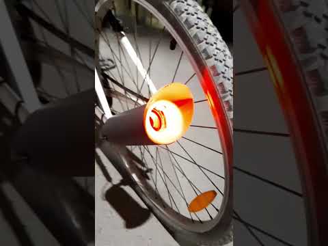 Homemade Bicycle Exhaust Silencer Sound