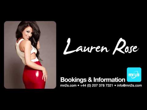 Lauren Rose - Available exclusively for Live PA bookings worldwide