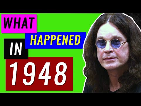 Globe News and Events - What Happened in 1948?  Snack On The News and Major Events of 1948