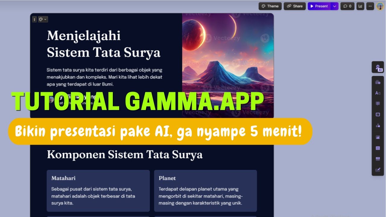 TUTORIAL GAMMA.APP | MEMBUAT PRESENTASI MENGGUNAKAN AI