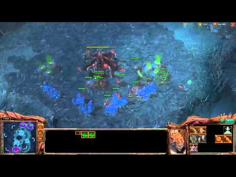 EGIdra [FPVOD] vs ROOTDestiny - [ZvZ Xel'Naga Caverns 1v1]