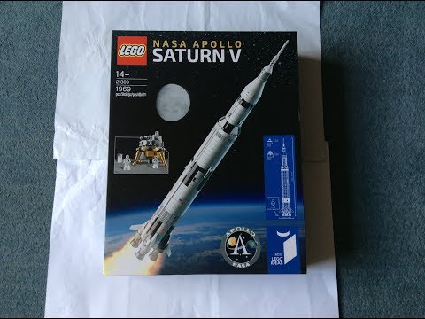 LEGO Ideas 21309 "NASA Apollo Saturn V  Unboxing, Speedbuild & Review"
