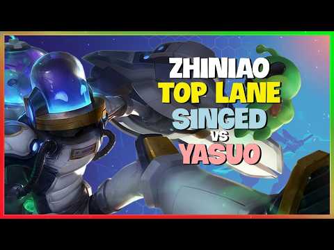 Rank 1 Singed : This Dude is WRECKING the Super Server and CRUSHING Yasuo