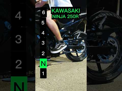 Maximum speed for each gear on a  Kawasaki Ninja 250R