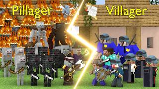Steve and Villager Police v.s Mutant Skeletons - Before He Was Herobrine - Minecraft Animation