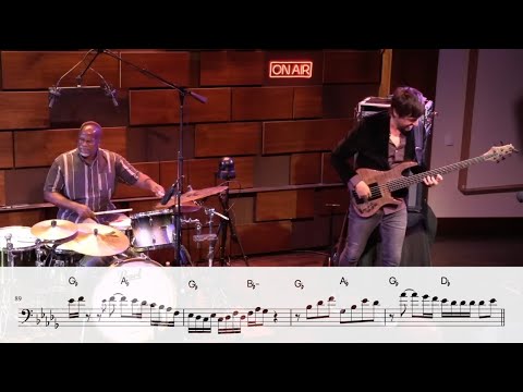 Dane Alderson builds an immaculate fretless bass solo