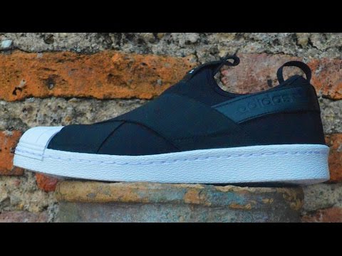 super star slip on adidas