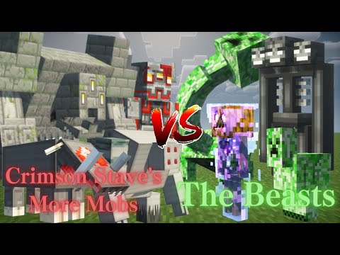 Crimson Steve's More Mobs VS The Beasts