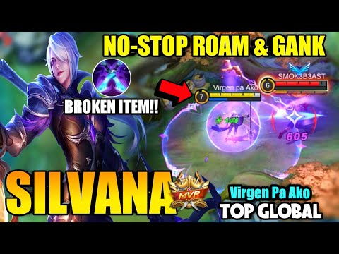Silvanna 100% Deadly Offlaner! With full damage Build 2021 | Top  Global Silvanna | Mobile legends