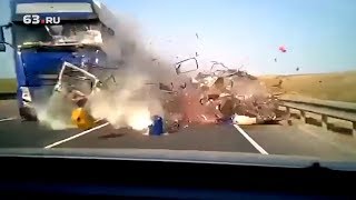 Пятеро уральцев погибли, решив переехать на юг (видеорегистратор)