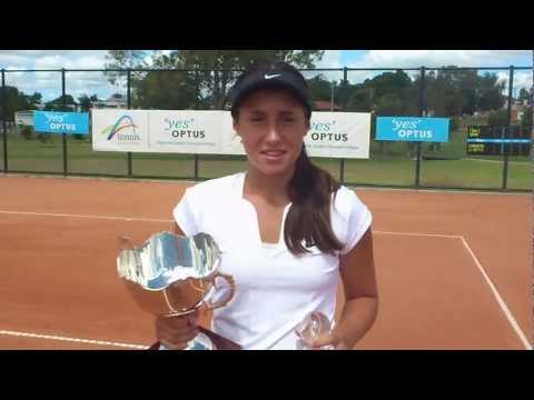 Sara Tomic - 2012 Optus 14s National Claycourt Champion