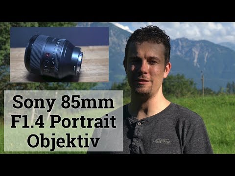 Sony 85mmF1.4 Portrait Objektiv SEL85F14GM