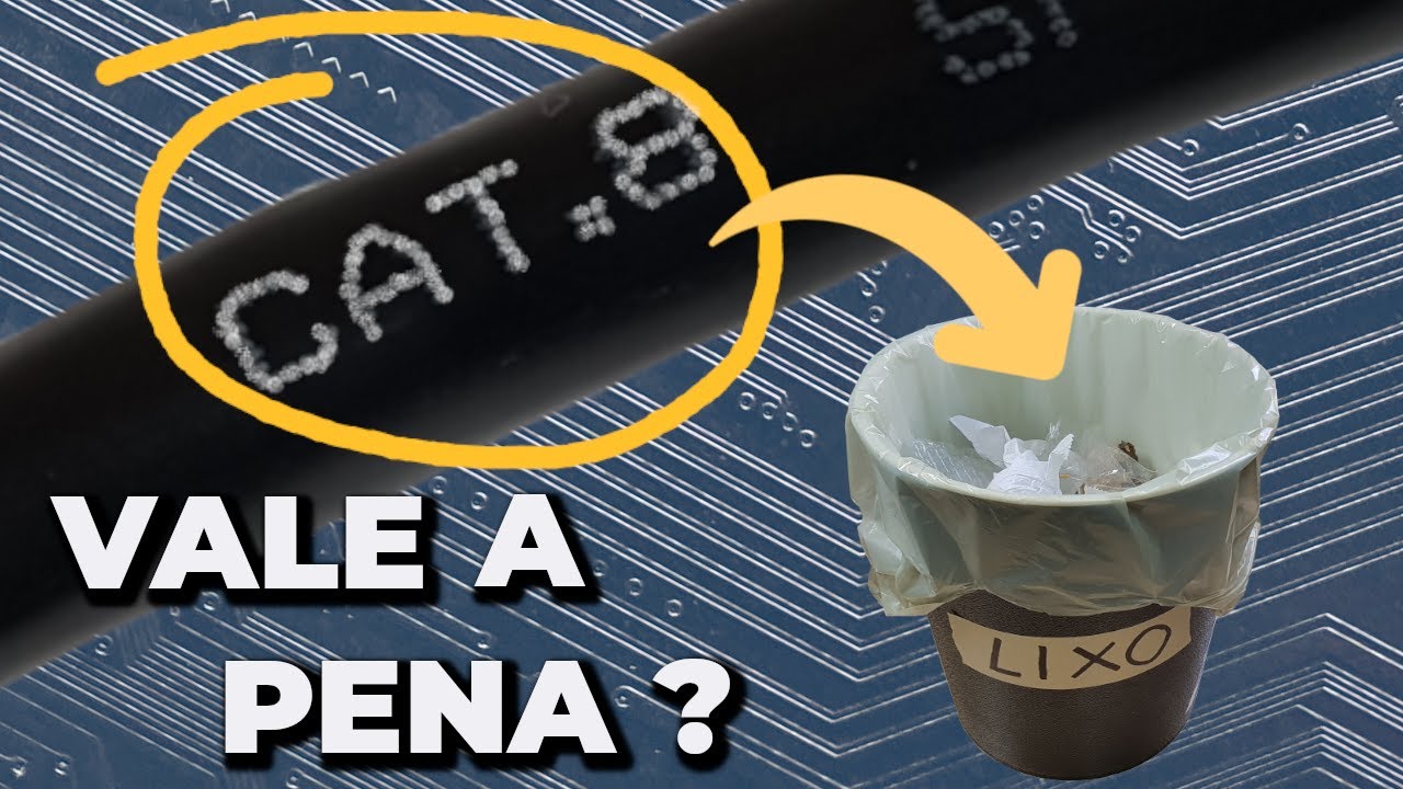 TUDO SOBRE CABOS DE REDE: cat.5e, cat.6, cat.6a e cat.8 !!!