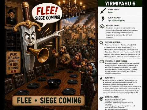 Yirmiyahu (Jeremiah) Perek 6 video thumbnail