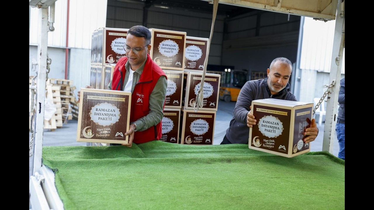 MERSİN BÜYÜKŞEHİR’İN ‘RAMAZAN DAYANIŞMA PAKETİ’ DAĞITIMLARI BAŞLADI