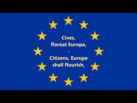 Anthem of Europe (Latin/English)
