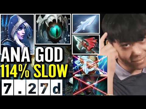 CANCER IS BACK! ANA WTF 114% SLow Drow Ranger Skadi Imba Carry Build Guide Dota 2 Pro Gameplay