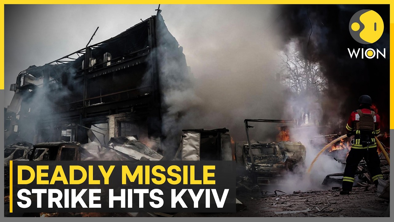 Russia Strikes Kyiv Overnight: Missiles & Drones Kill 1, Injure Several Civilians | WION