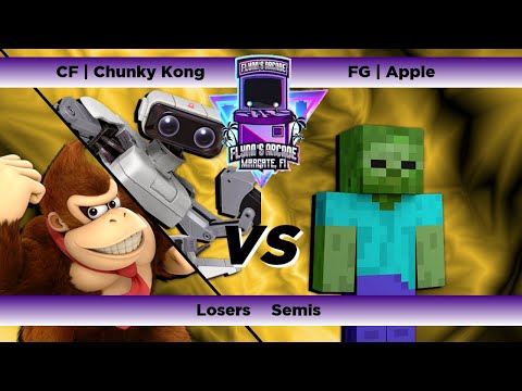 Flynn's Arcade 052 Losers Semis - CF | Chunky Kong (Donkey Kong) Vs FG | Apple (Steve) SSBU Ultimate