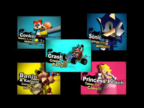 Todos los trailers de presentación de Smash Remix (Dark Samus Patch hasta la versión 2.0.0)