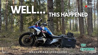 Tackling the Estonian TET on a BMW R 1300 GS What Could Possibly Go Wrong?