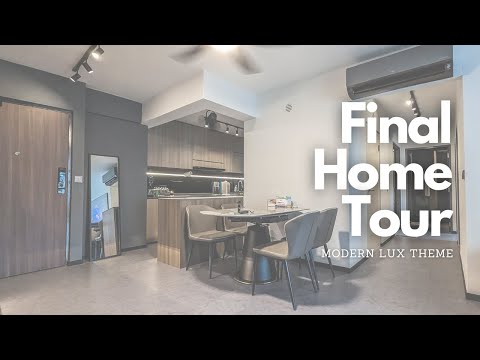 [4 ROOM - 2015] FINAL HOME TOUR - MODERN LUX THEME | 4 ROOM RESALE RENOVATION PROCESS EP17