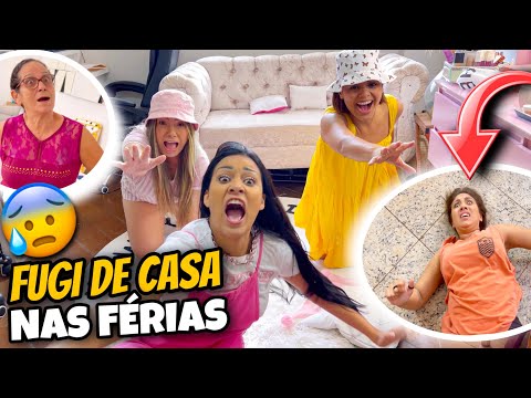 FIQUEI INVISÍVEL NAS FÉRIAS E FUGI DE CASA !! *NOVELINHA* 😰