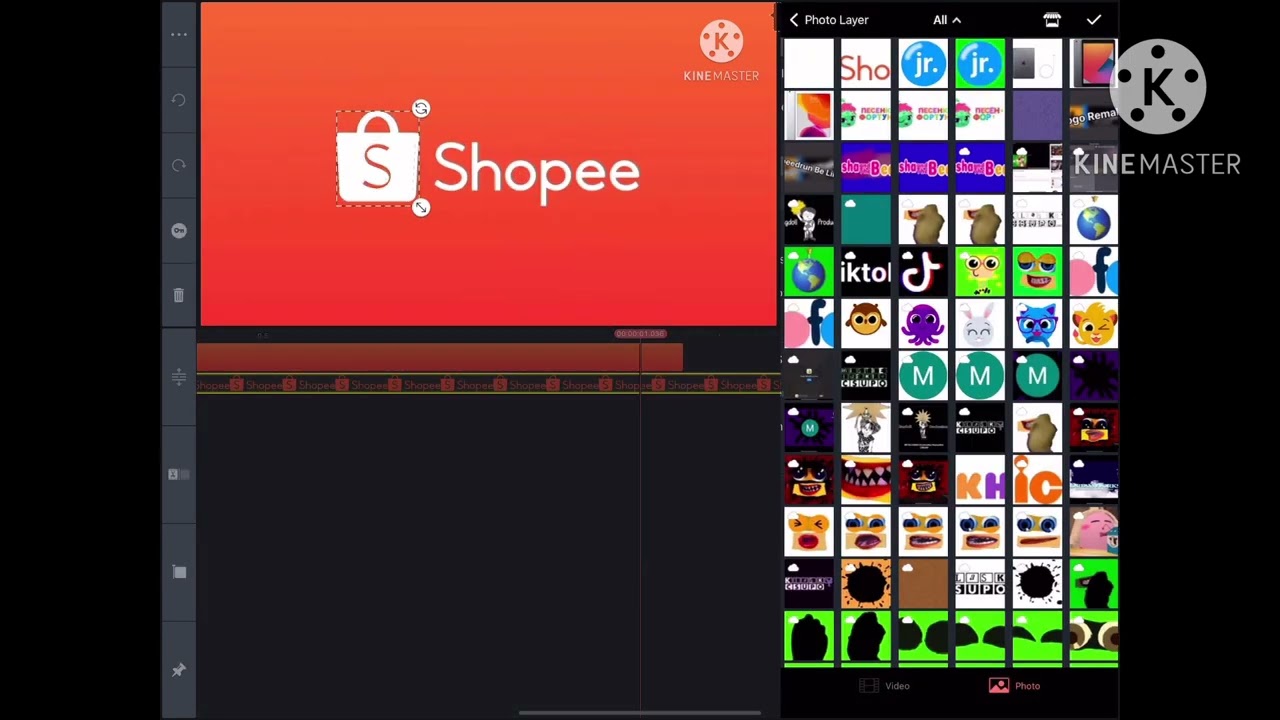 Shopee Logo Remake KineMaster Speedrun Be Like 👍