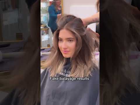balayage vs foilayage