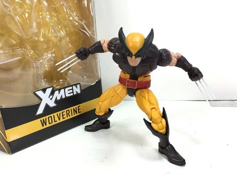 Marvel Legends X Men Wolverine classic Brown Yellow Costume Review