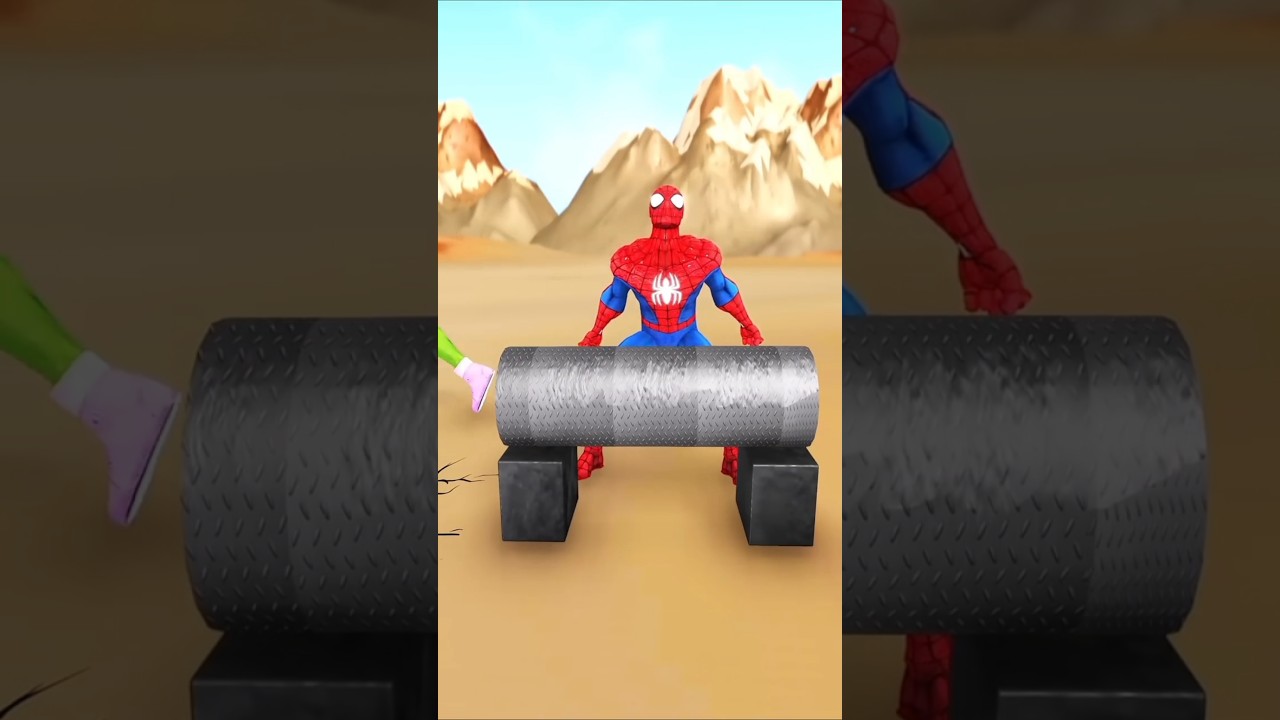 GTA 5 :স্পাইডার ম্যানের শক্তি পরীক্ষা #spiderman #ironman #superman