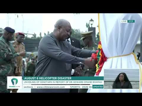 Cenotaph Unveiled in Memory of Late Dr. Edward Omane Boamah