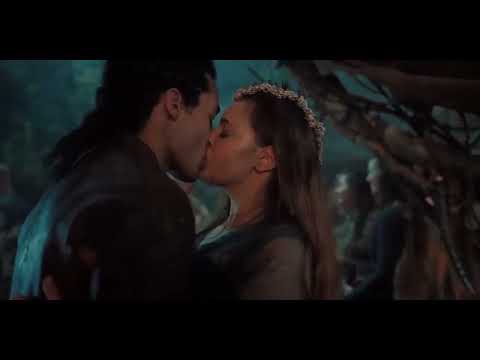 Cursed   1x03 ｜ Kiss Scene ｜ Lady of the Lake and King Arthur ｜ Katherine Langford and Devon Terrell